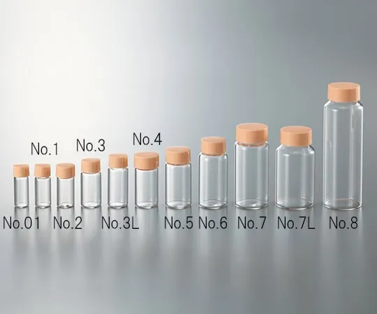 3-4942-01 CC Screw Tube Transparent Orange Cap 3.5mL No.01