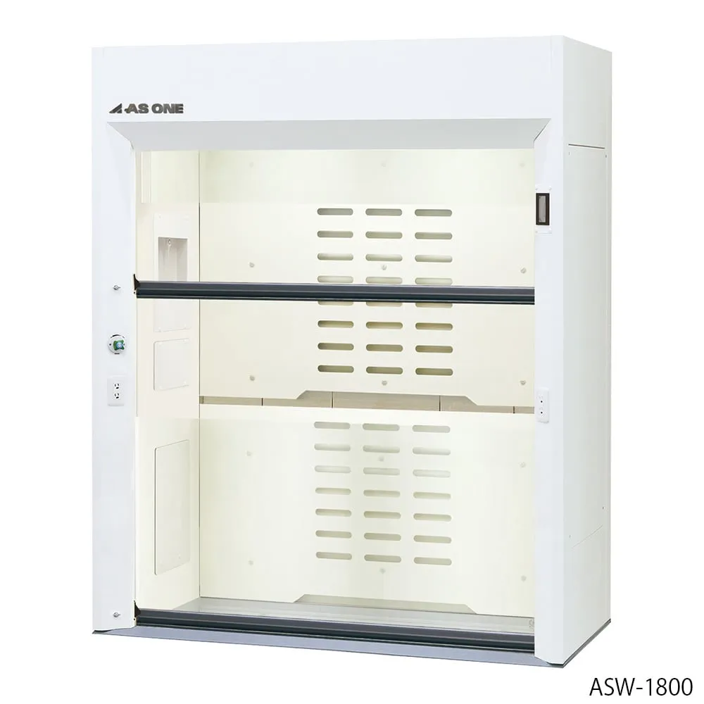 3-3908-21 Fume Hood (Walk-in Type) Standard 1200 x 830 x 2250 mm ASW-1200