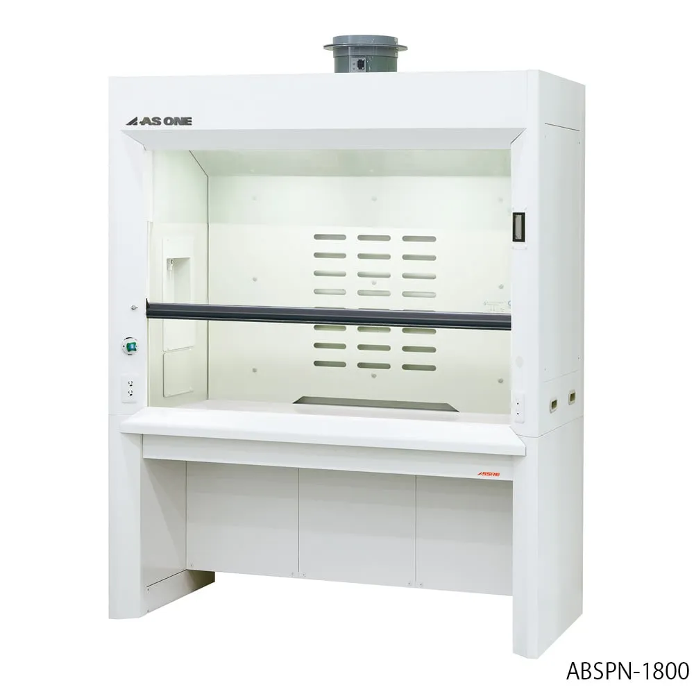 3-3901-21 Fume Hood (Interior PVC Type) Standard 1200 x 830 x 2250 mm ABSPN-1200