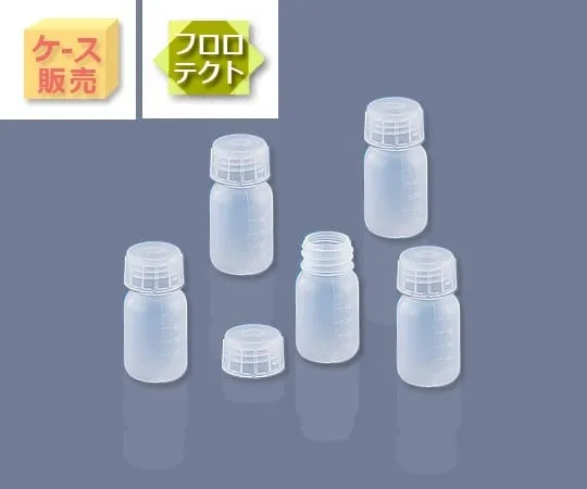 4-759-51 Wide-Mouth Bottle (Fluorine Gas Surface Treatment) 100 Pieces 50mL