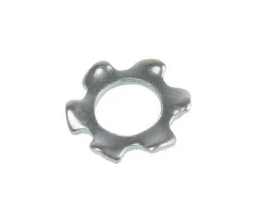 63-4598-96 Bright Zinc Plated Steel External Tooth Lock Washer, M2.5 276-831