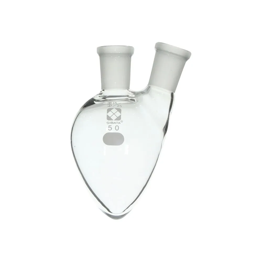 61-4406-33 Common Sliding 2 Neck Pear-Shaped Flask 50mL 005420-1550