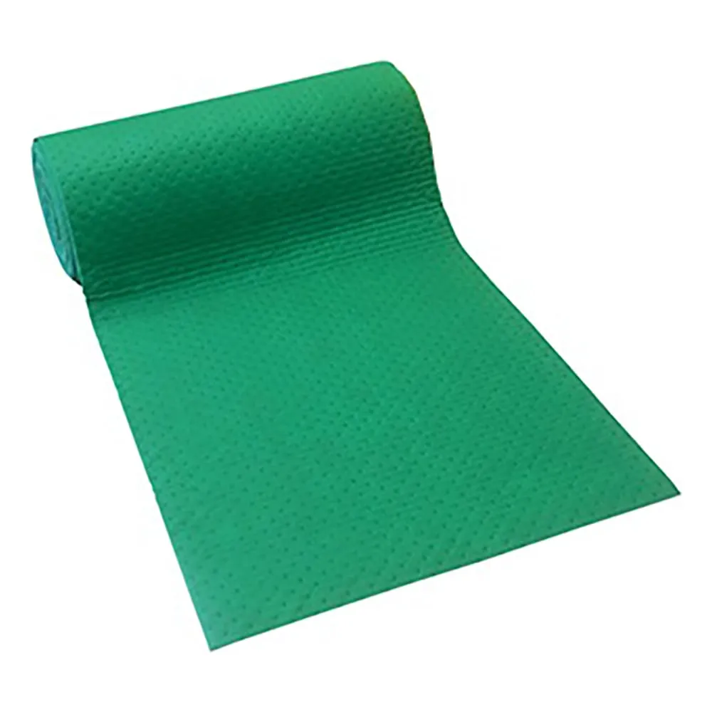3-7539-01 Oil Adsorbing Mat With Adhesive Film Green AR80G-FT