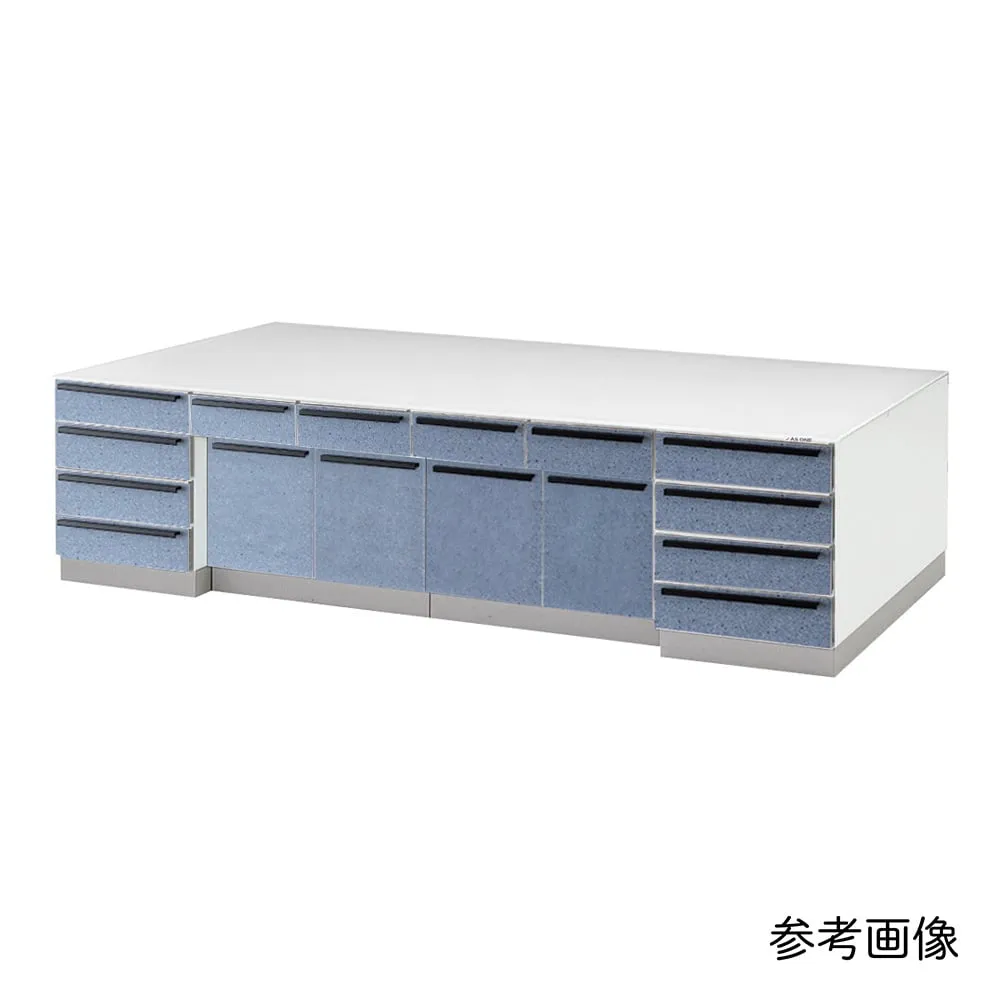 4-5576-01 Central Laboratory Table (Glass Top Lab Table) 1800 x 1200 x 800 mm SAO-1812GT