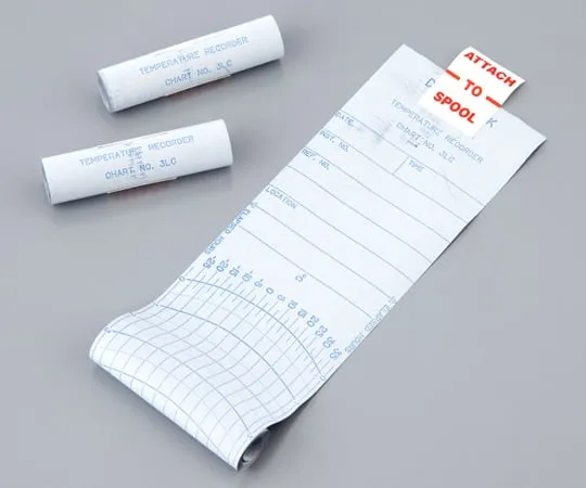 2-3571-11 Recording Paper for Temperature Recorder (Chart Paper) 18108