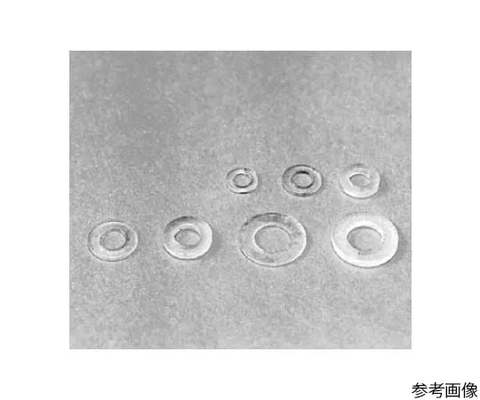 64-6184-55 Flat Washer for Insulation (nylon) for M 2.6, 5 phi x 2.7 phi x 0.5 mm (100 sheets) WN2