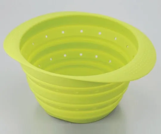 2-3780-01　［Discontinued］Silicone Folding Colander Lime Green