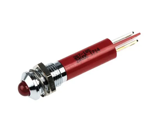 63-4585-97 RS PRO Red Indicator, 24 V dc, 8mm Mounting Hole Size, Solder Tab Termination 207-185