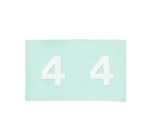 61-7397-06 Character Seal 4 White 10mm CL10W-4