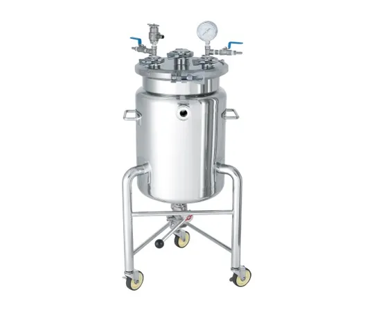 62-1372-63 Jacket Type Ferrule Open Pressurizing Container with Leg Pressurizing Unit 10L PCN-F-J-L-10-UT