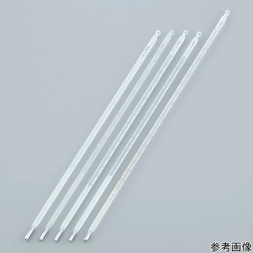 4-4613-01 Breaking point thermometer 0 ~ 50 degrees C Minimum scale 0.5 degrees C 300 mm