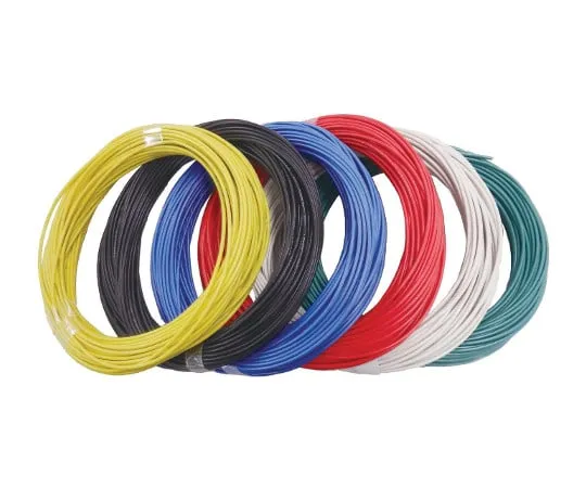 63-2495-84 600 V Vinyl for Electrical Equipment Insulation Electric Wire Yellow 200 m KIV0.75SQ-JP