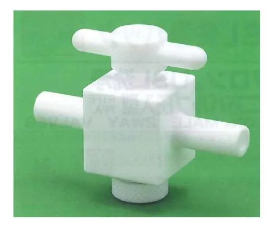62-7084-16　［Discontinued］USL-PTFE Cleaning 2-Way Cock (For tubing Pressing) 6φ 00U-168-01　00U-168-01
