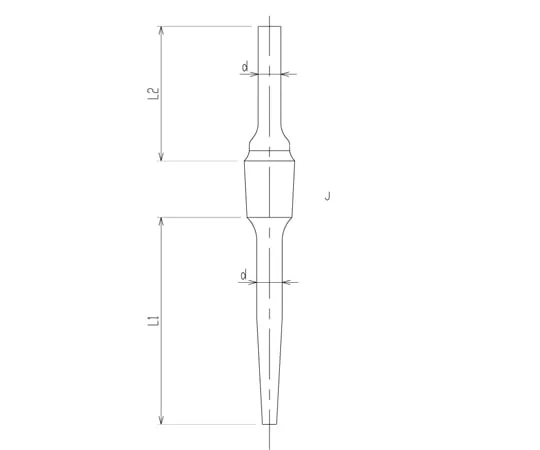 65-1837-87 Capillary Tube for Round Flask Applicable capacity 25 mL 3386-1M-45
