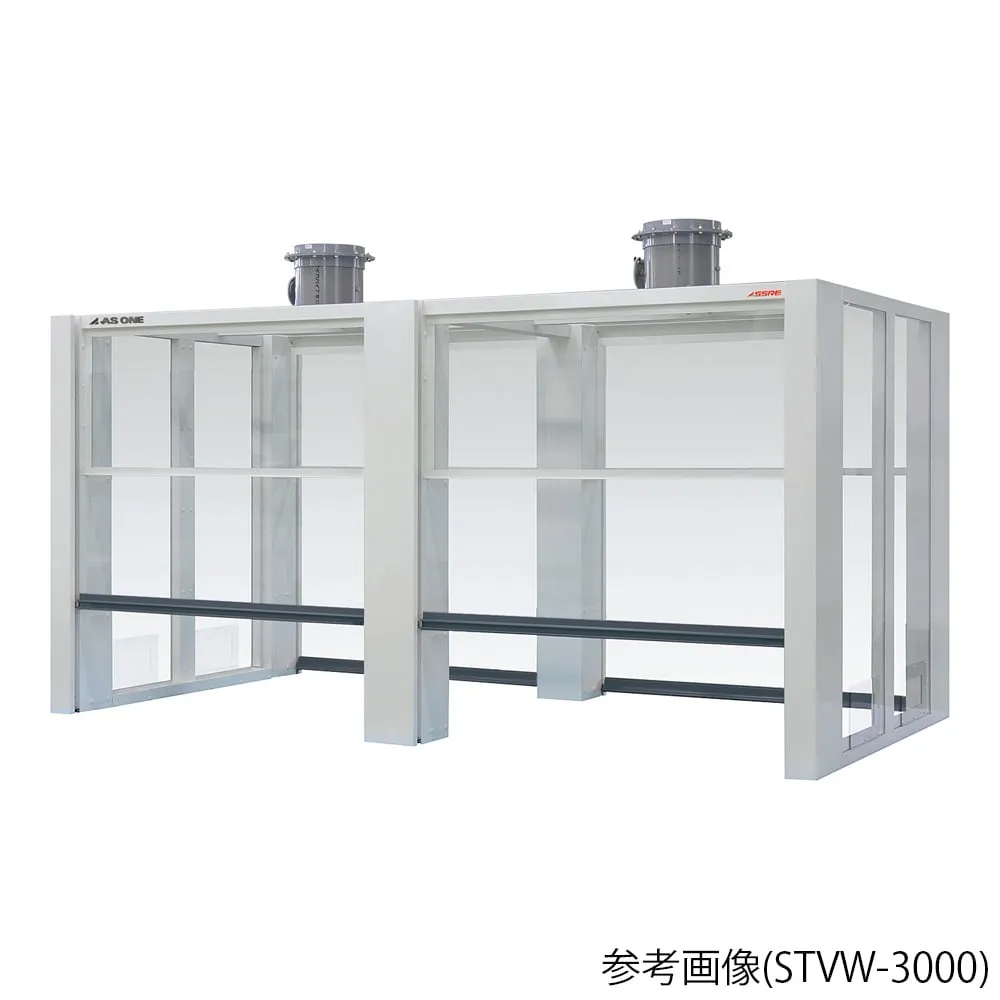 4-1191-01 Steel Laboratory bench hood (Double-sided balance sash type) STVW-1800