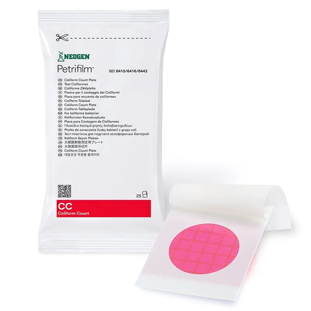 6-8641-02 Petrifilm(TM) (Counting Coliform Bacteria/25 Sheets x 2 Bags) 6410CC