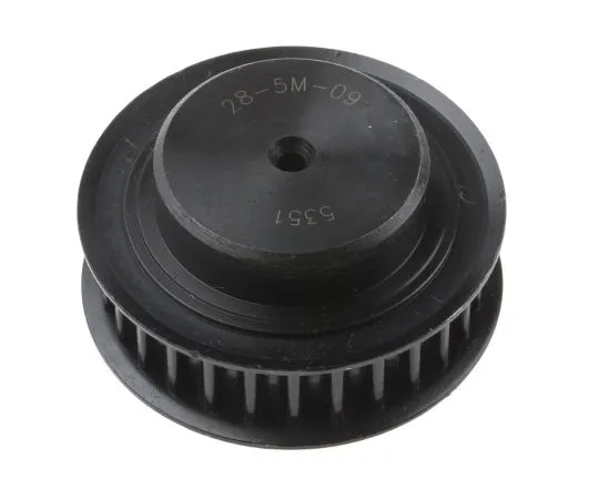 63-4580-95 RS PRO Timing Belt Pulley, Steel 9mm Belt Width x 5mm Pitch, 28 Tooth 183-388