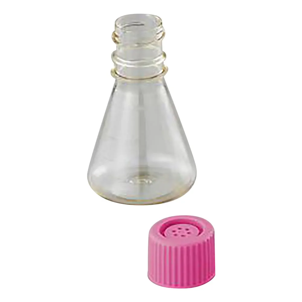 4-2671-01 Violamo Disposable Sterilized Erlenmeyer Flask 125 mL Bent Filter Cap, 24 Pieces SEF125V