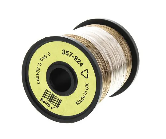 63-4605-85 RS PRO Single Core 0.26mm diameter Copper Wire, 1300m Long 357-924