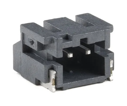 67-0425-09 JST Right-Angle Connector - SMD 2-Pin (Black) PRT-11641