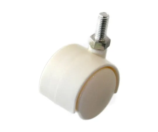 64-7744-88 Two-Wheel Caster Bolt Type 30mm (White) 17400