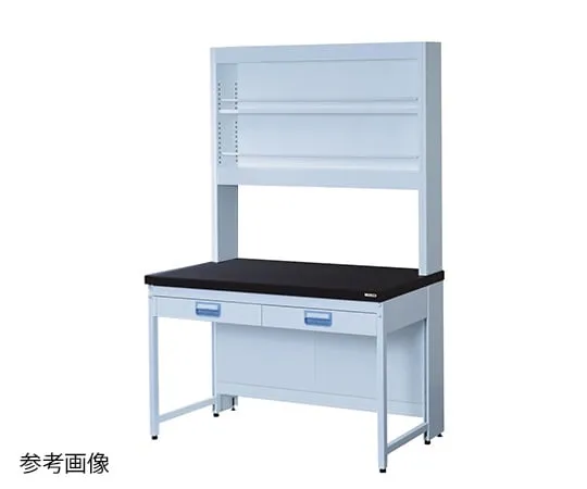 3-4139-01 Side Laboratory Bench Steel Type, Suspension Drawer, with Reagent Shelf 1200 x 600 x 800/1900 ERB-1260-ST