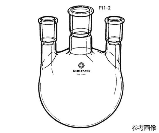 63-4256-63 Three-neck Flask (vertical type) 500mL F11-2-1