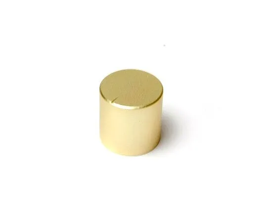 63-3103-64 Aluminum knob gold 21 phi shaft 6.1 phi 21X21JXPS