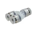 61-7647-62 Tube Fitting PP Union Y φ4 Clean Package PPY4-C
