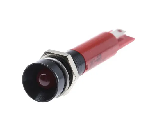 63-4586-13 RS PRO Red Flashing LED Indicator, 24 V dc, 8mm Mounting Hole Size, Solder Tab Termination 207-668