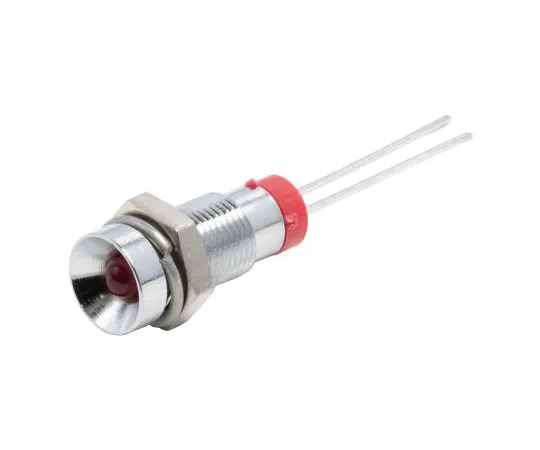 63-4587-44 RS PRO Red Indicator, 2 V dc, 6mm Mounting Hole Size, Lead Pins Termination 211-780