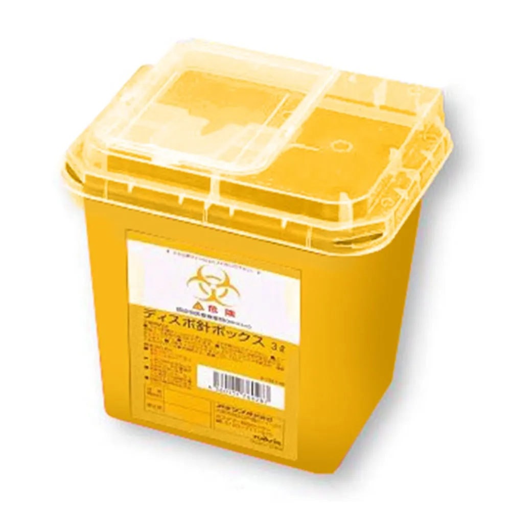 8-7221-02 Disposable Needle Box Yellow 3L -