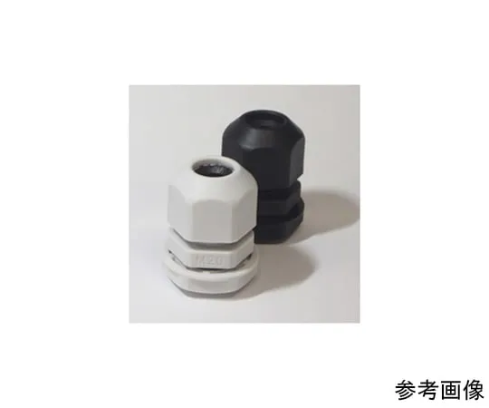 3-995-20 M Screw Cable Gland (RM Type) Light Gray 100 Pieces RM10L-6S-P