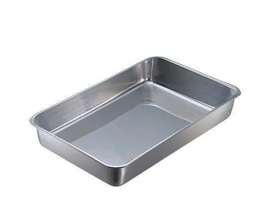 1-8676-01 Stainless Steel Square Tray (Antifouling treatment) (592 x 429 x 112mm) -