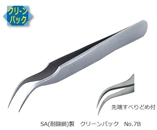 6-7905-51 MEISTER Tweezers SA (Acid‐Resistant Steel) Product Clean Pack No.7B 7B-SA