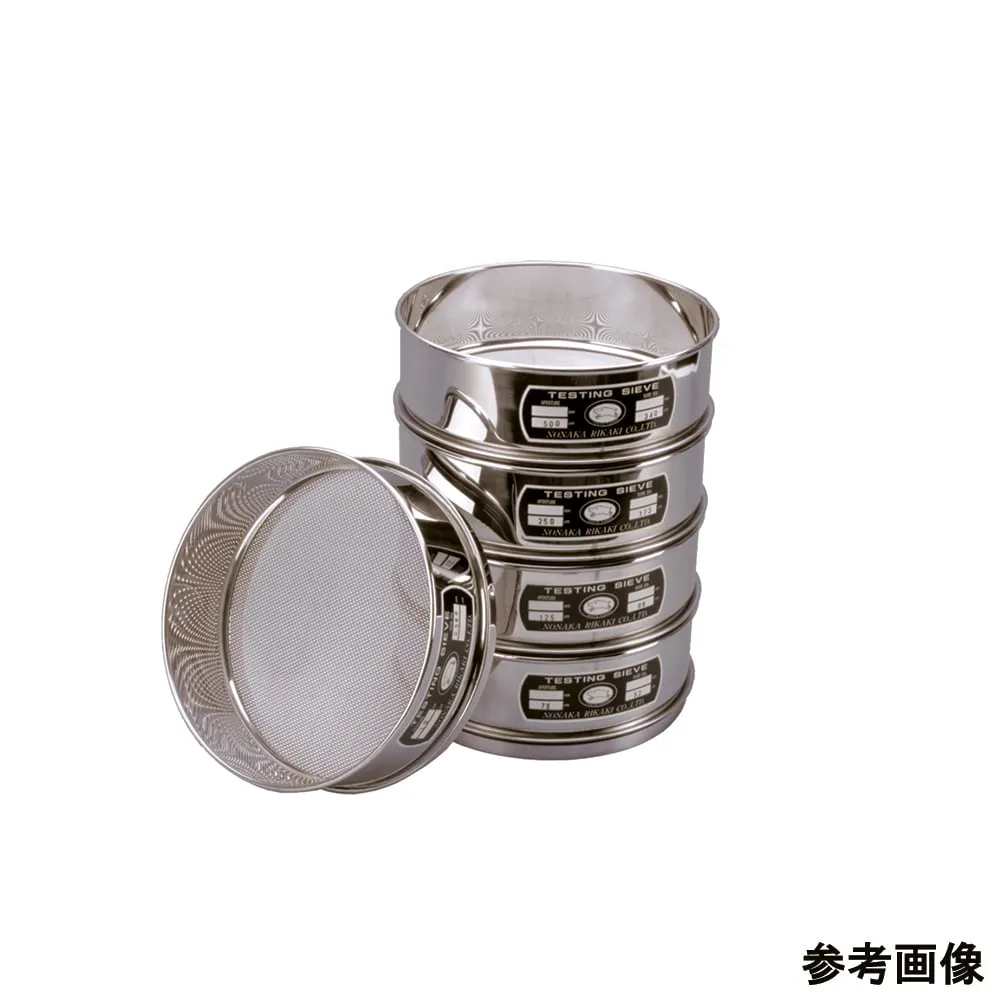4-5917-16 Stainless Steel Test Sieve φ50 x Depth 20 Mesh Opening 9.5 mm