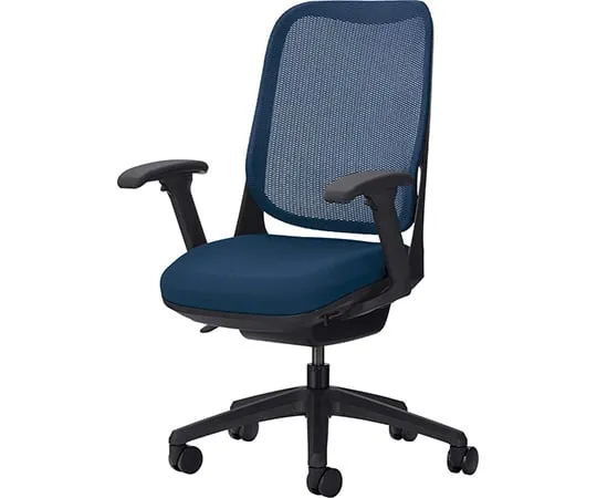 63-7305-98 Ride (Office Chair) Circle Arm Type Cosmic Blue No.3567F-K