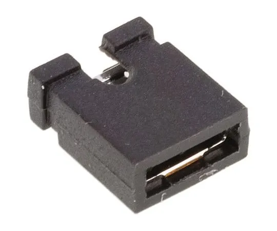 63-2999-14 RS Pro Shorting Link Female Straight Black Open Top 2 Way 1 Row 2.54mm Pitch 251-8682