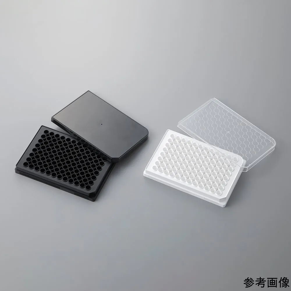 4-6384-01 Violamo 96 well plate black 1 box (50 packs) VM96-B