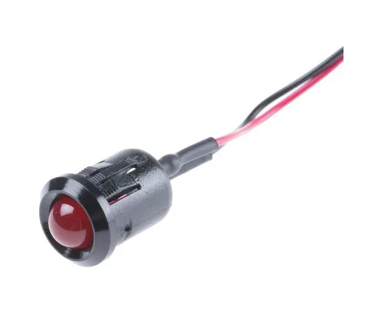 63-4586-62 RS PRO Red Indicator, 24 V dc, 12mm Mounting Hole Size, Lead Wires Termination 209-030
