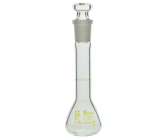 1-8654-21-20 Volumetric Flask (Full-Volume Flask/CustomA) 5mL with Calibration Certificate 026050-5