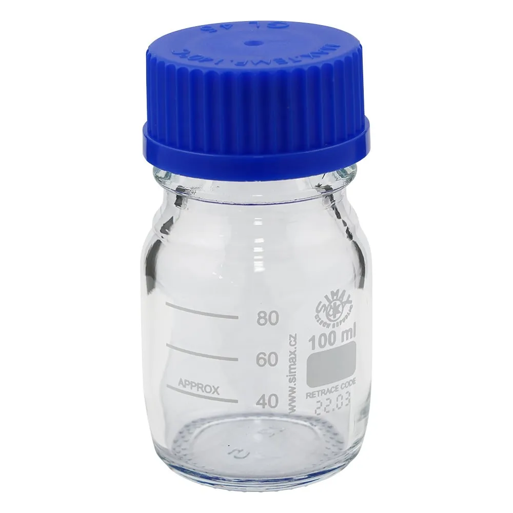 1-432-21 Screw Cap Medium Bottle 100 mL Sterilized 2070M100