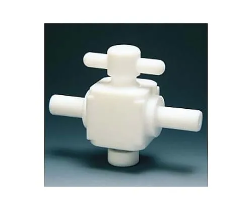 61-3528-20 Fluorocarbon Resin Two-Way Valve Branch Type 6φ NR0027-01