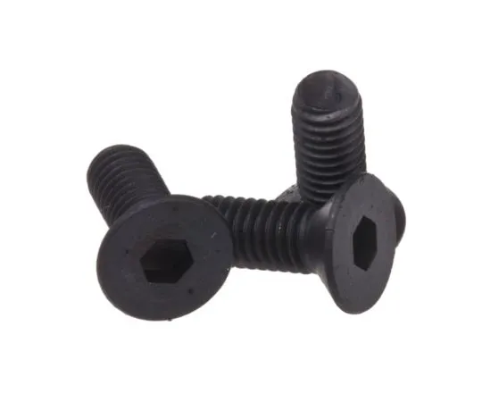 63-4599-71 RS PRO M3 x 8mm Hex Socket Countersunk Screw Black, Self-Colour Steel 281-388