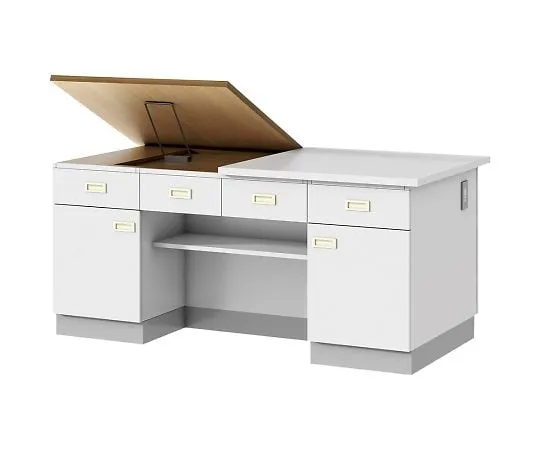 4-1157-01 Teacher Clothes desk double side particle board CHA-1890MK