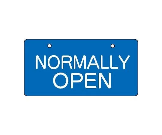 62-6146-38 Valve Opening/Closing Indicator Plate OPEN/Blue Ground 856-38