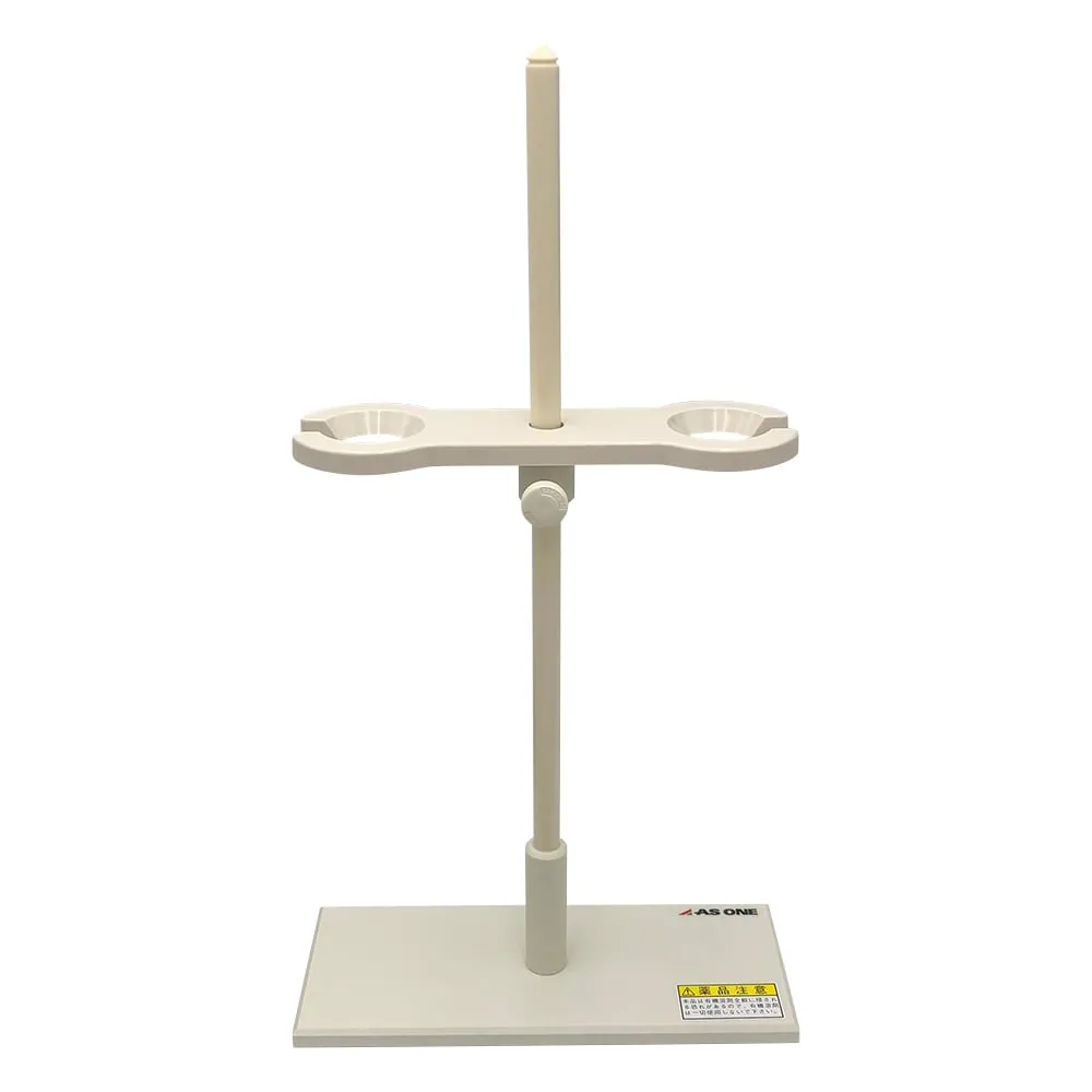 3-209-01 Vinyl Chloride Funnel Stand φ34mm x 2 240 x 95 x 450 -