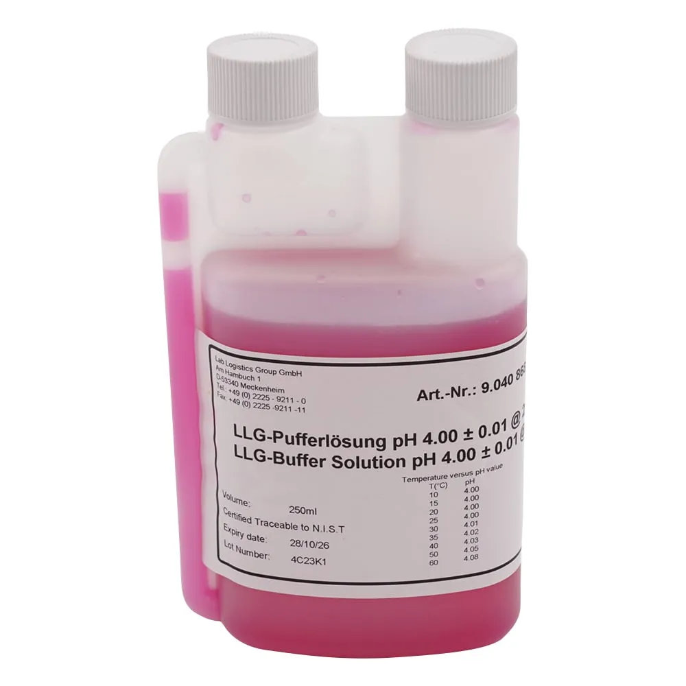 4-4107-01 pH Standard Solution pH 4.00 0.01 250mL 9040868