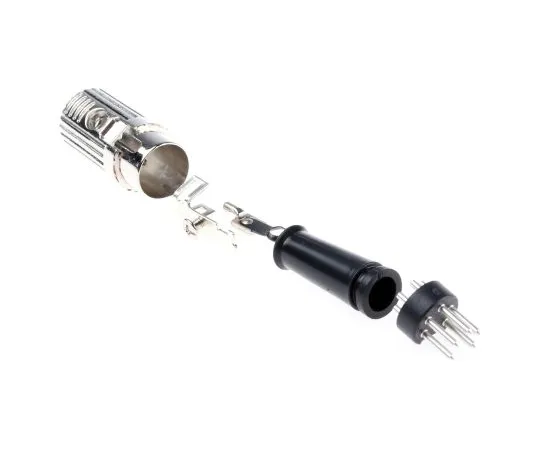 63-4634-44 RS PRO 5 Pole Din Plug, 1A, 100 V ac, Push Lock 491-166