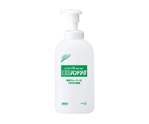 61-8508-98 Kao Refill Container For Medicated Hand Soap 1 Case (700mL/Bottle x 12 Bottles)